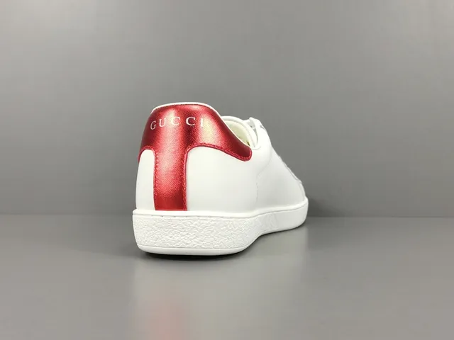 Gucci Ace Rainbow Logo White Lifestyle Sneakers 12
