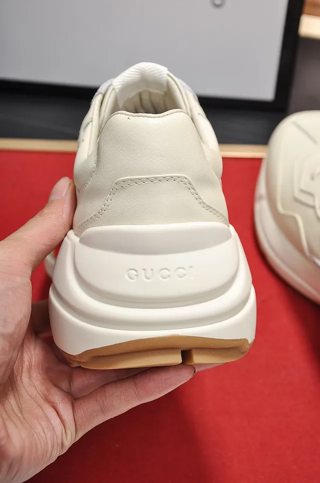 Gucci Beige Multicolor Chunky Sole Leather Upper Lifestyle Sneakers 2