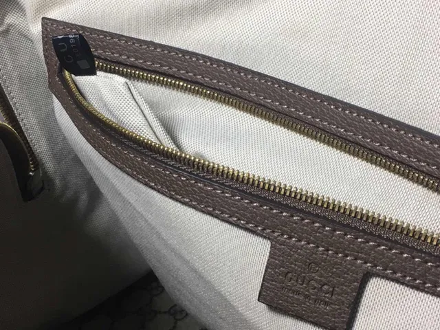 Gucci Beige Red GG Monogram Canvas Web Stripe Boston Bag 2