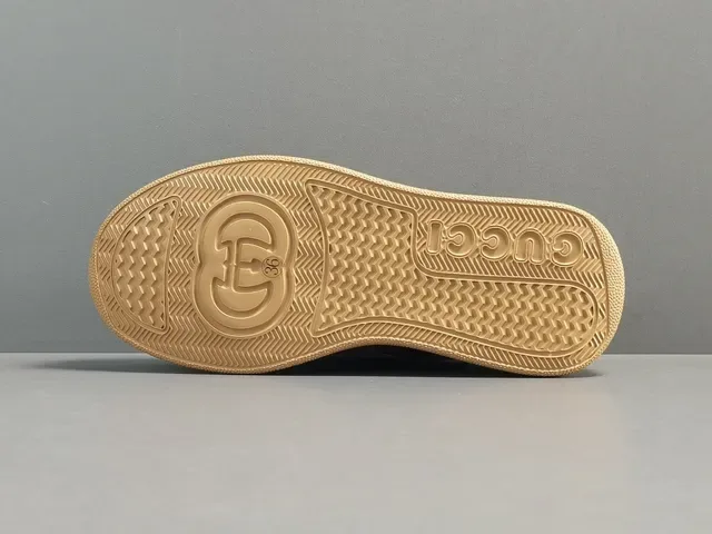 Gucci Brown Beige GG Monogram Canvas Leather Overlays Lifestyle Sneakers 16
