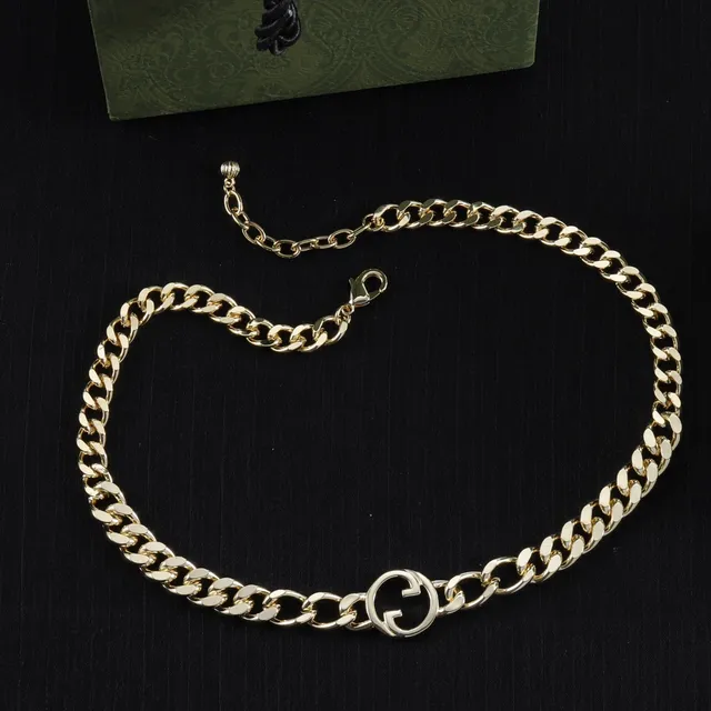 Gucci Double G Chain Necklace Two-Tone Gold and Silver Necklaces 7