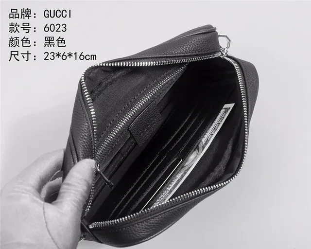 Gucci Embossed Logo Bolsa Cruzada Couro Preto Texturizado 2
