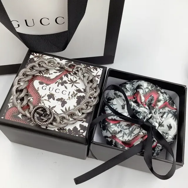 Gucci GG Marmont Twisted Rope-Link Silver Bracelet 3