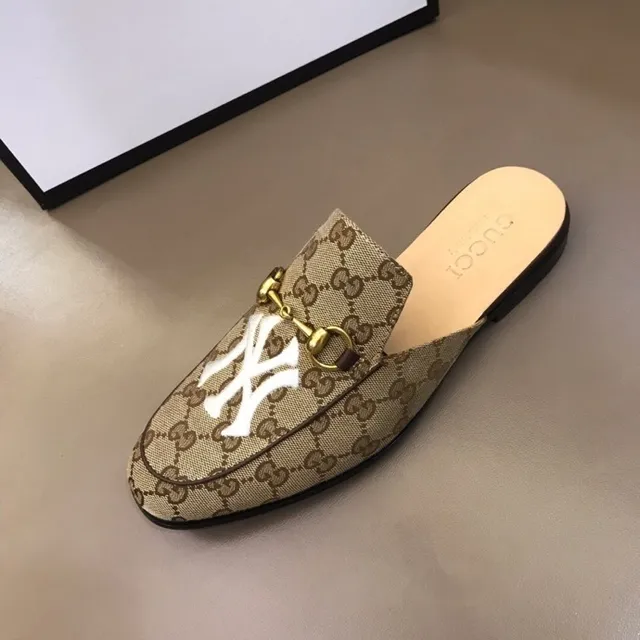 Gucci Horsebit 1955 Beige Marron GG Monogram Canvas Hardware Loafer 3
