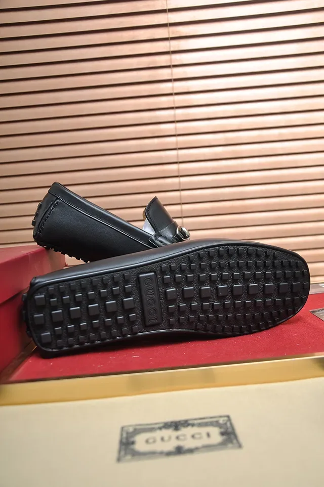 Gucci Horsebit 1955 Mocassins en cuir noir 3