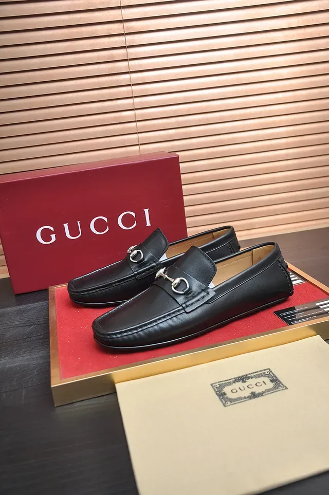 Gucci Horsebit 1955 Mocassins en cuir noir 4
