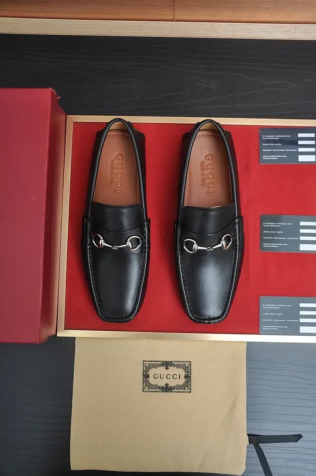 Gucci Horsebit 1955 Mocassins en cuir noir 5