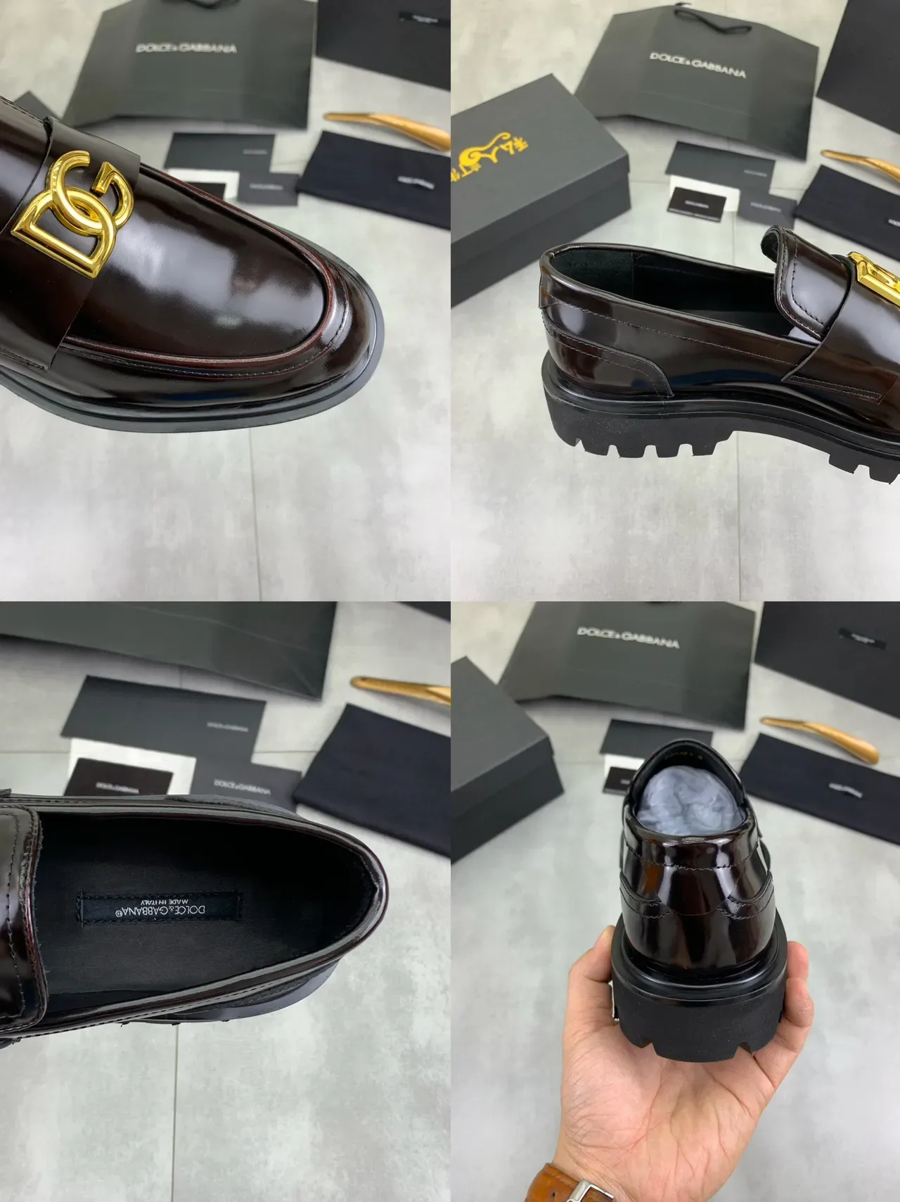 Gucci Horsebit 1955 Loafer Dark Brown Patent Leather Loafers 2