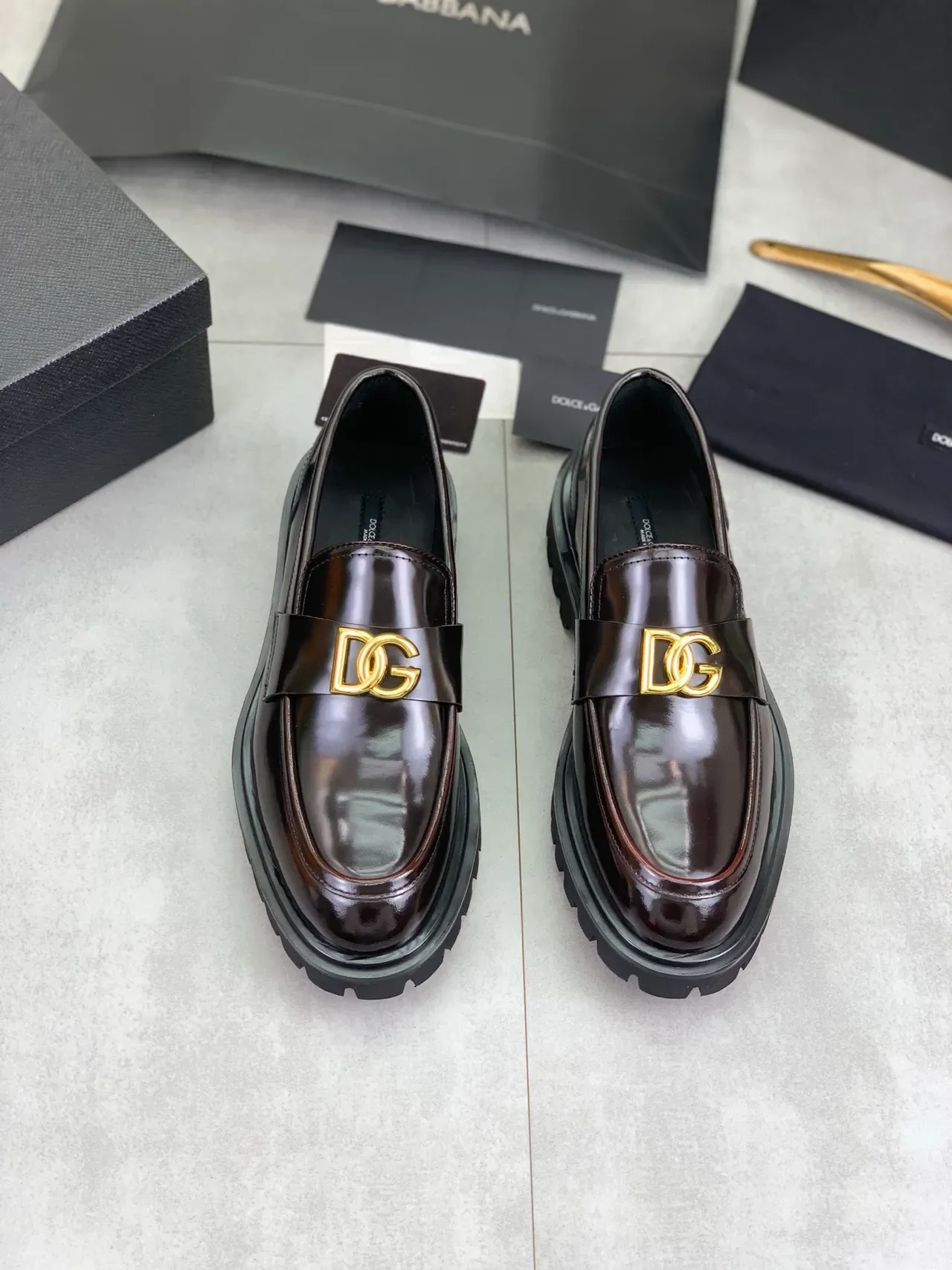 Gucci Horsebit 1955 Loafer Dark Brown Patent Leather Loafers 5