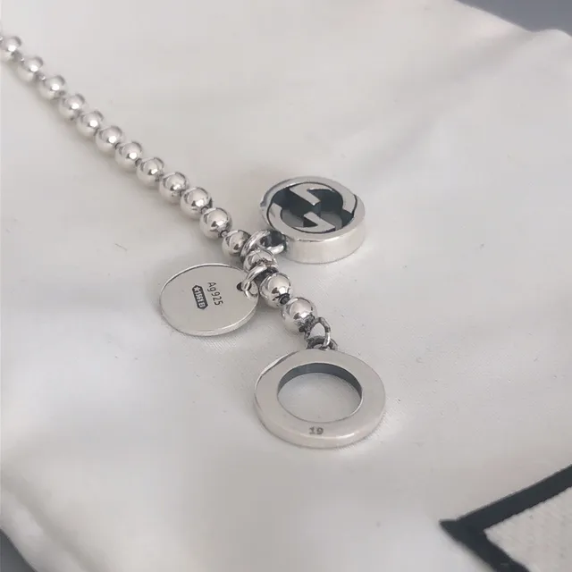 Gucci Interlocking G Ball-Chain Toggle Bracelet 8