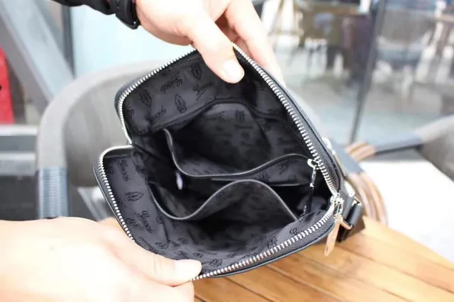 Gucci Ophidia Embossed GG Monogram Black Messenger Bag 2
