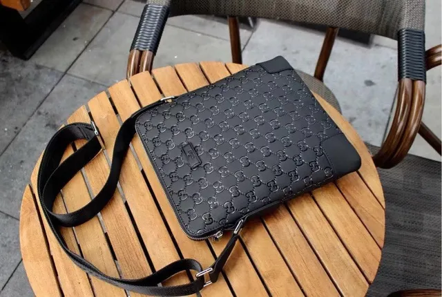 Gucci Ophidia Embossed GG Monogram Black Messenger Bag 5