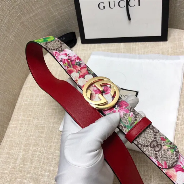 Gucci Ophidia Floral GG Monogram Leather Belt 8