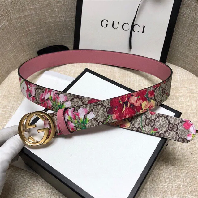 Gucci Ophidia Floral GG Monogram Leather Belt 11