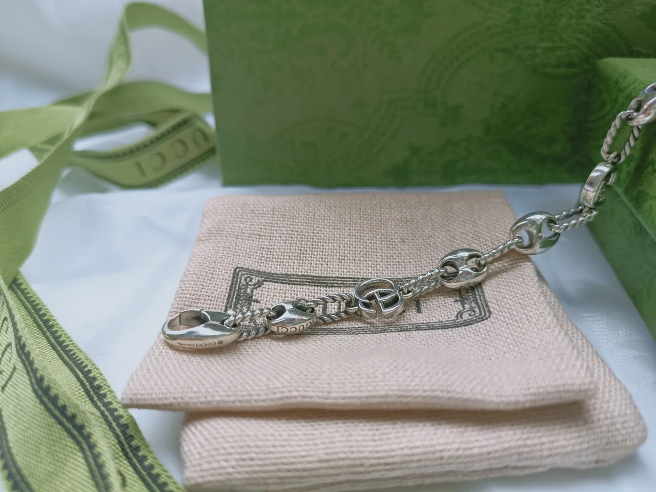 Gucci Ophidia Interlocking G and Horsebit Bracelet 2