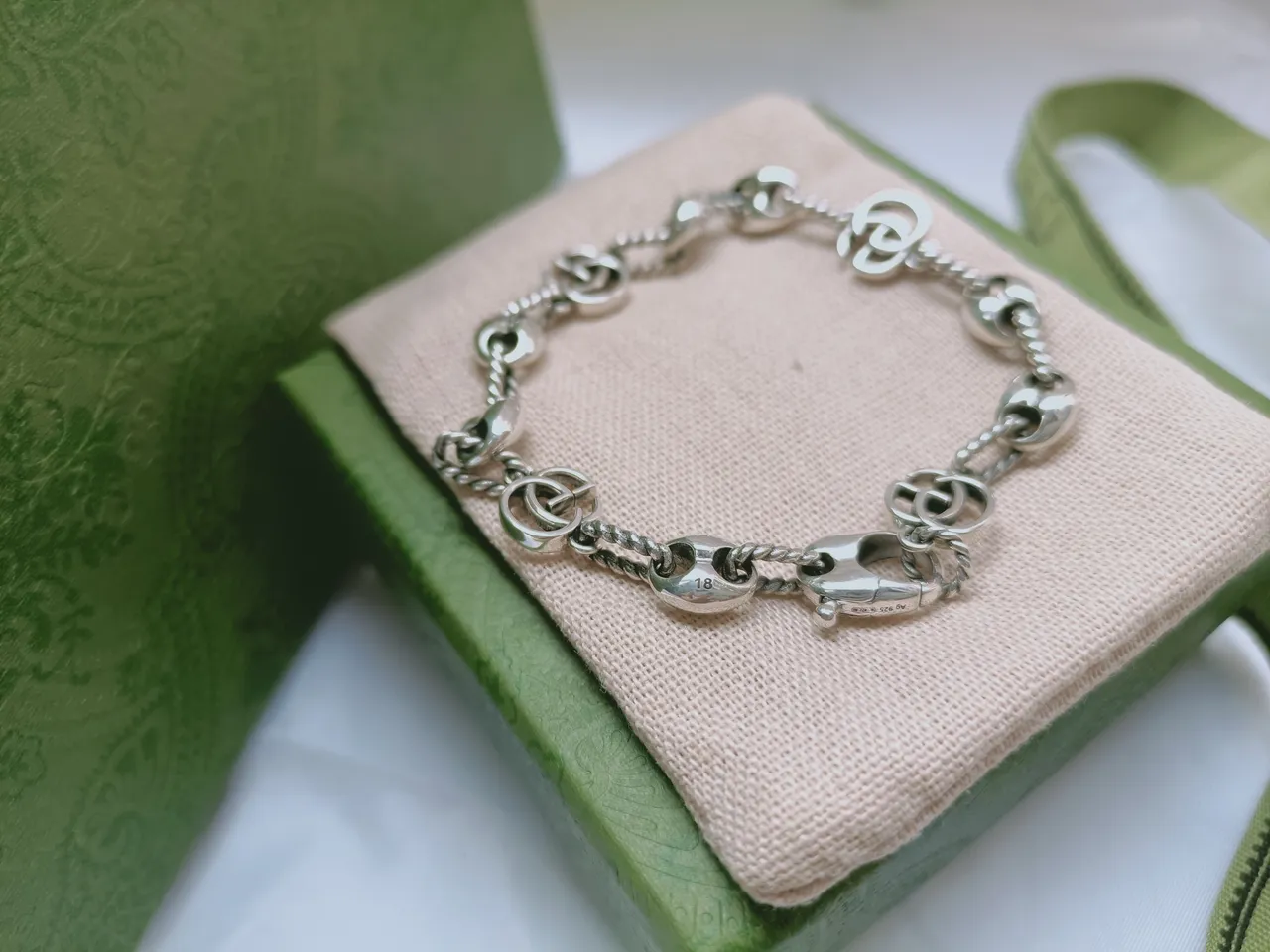Gucci Ophidia Interlocking G and Horsebit Bracelet 4