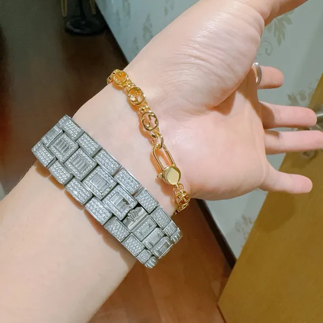 Gucci Ophidia Interlocking G Gold-Tone Chain Bracelet 3