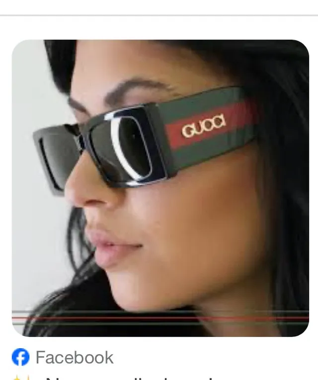 Gucci Screener Lunettes de soleil Marron Écaille de tortue Rayures Web 3