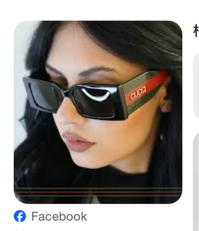 Gucci Screener Lunettes de soleil Marron Écaille de tortue Rayures Web 4