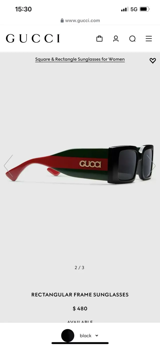 Gucci Screener Lunettes de soleil Marron Écaille de tortue Rayures Web 9