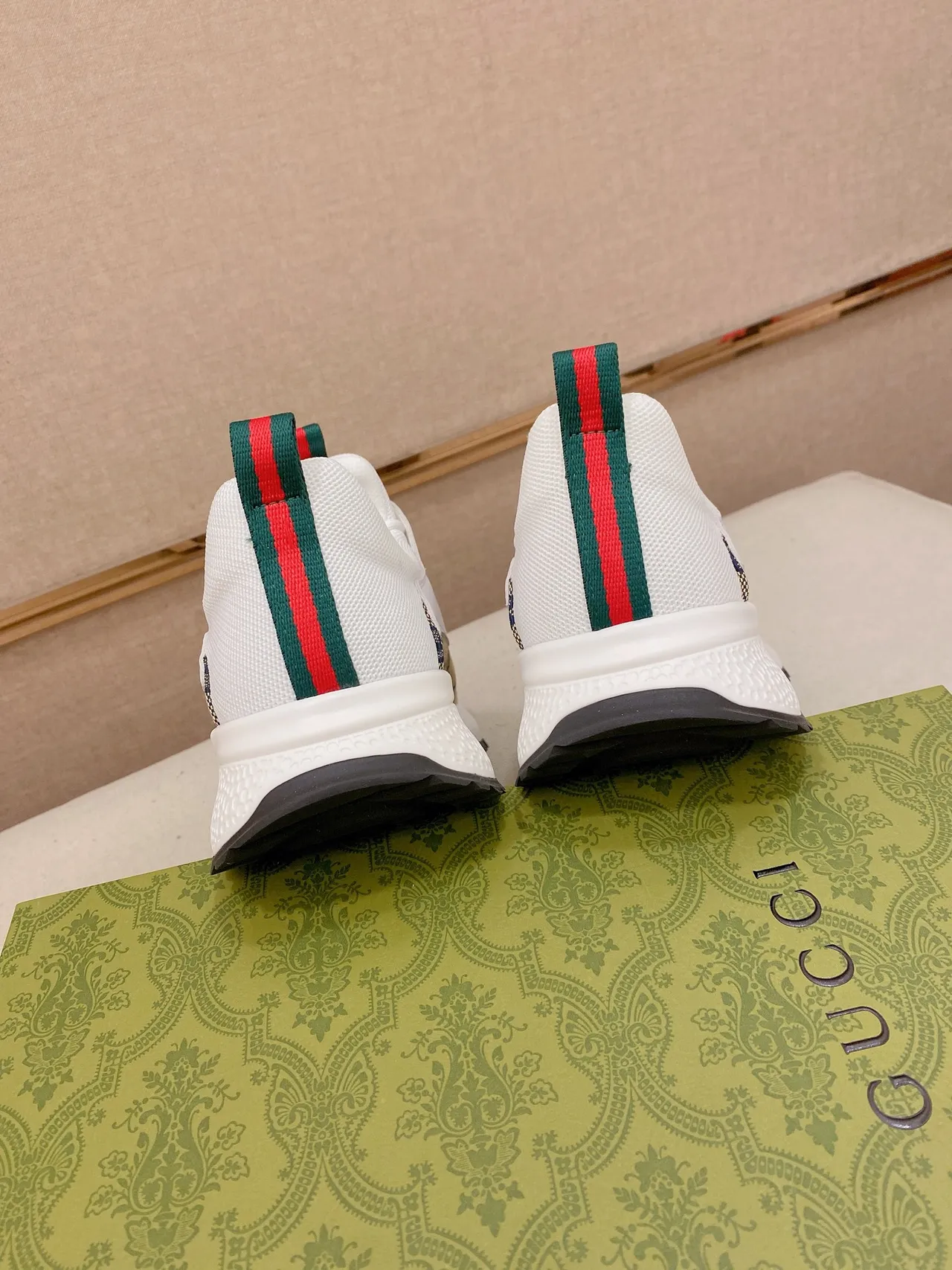 Gucci Screener GG Monogram Canvas White Lifestyle Sneakers 3
