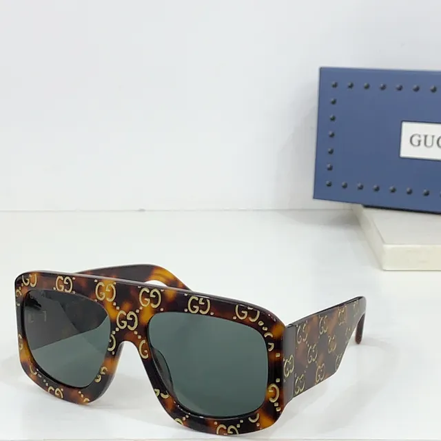 Gucci Screener Oversized Transparent Acetate Optical Glasses 5