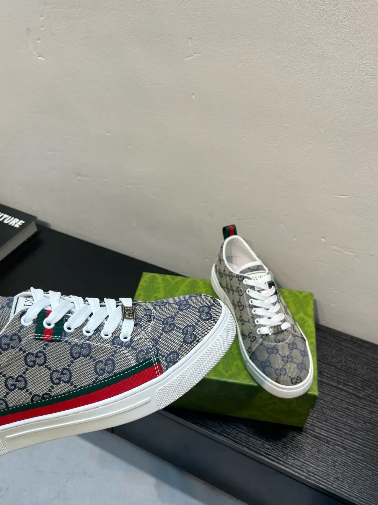 Gucci Tennis 1977 Beige GG Supreme Canvas Lifestyle Sneakers 8
