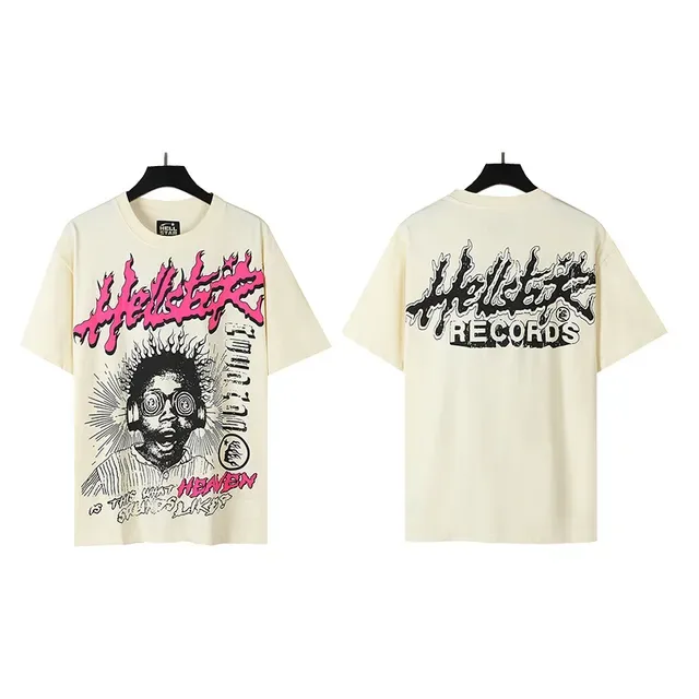 Hellstar Graphic Flame Print Oversized T-Shirt 8