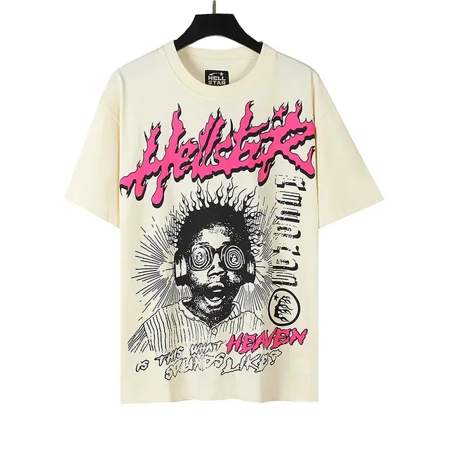 Hellstar Graphic Flame Print Oversized T-Shirt 9