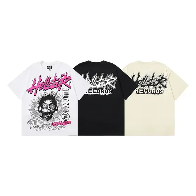 Hellstar Graphic Flame Print Oversized T-Shirt 11