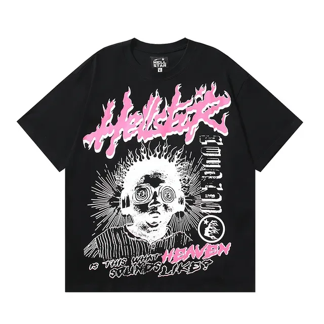 Hellstar Graphic Flame Print Oversized T-Shirt 12