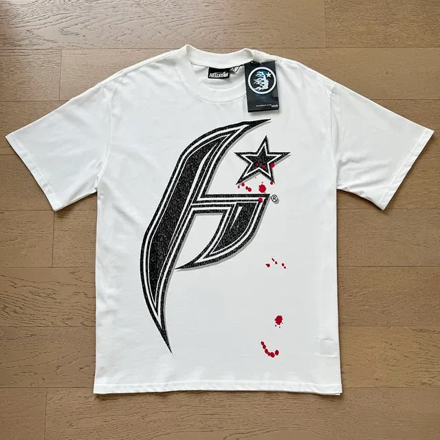 Camiseta Hellstar de manga corta y cuello redondo con estampado gráfico 2