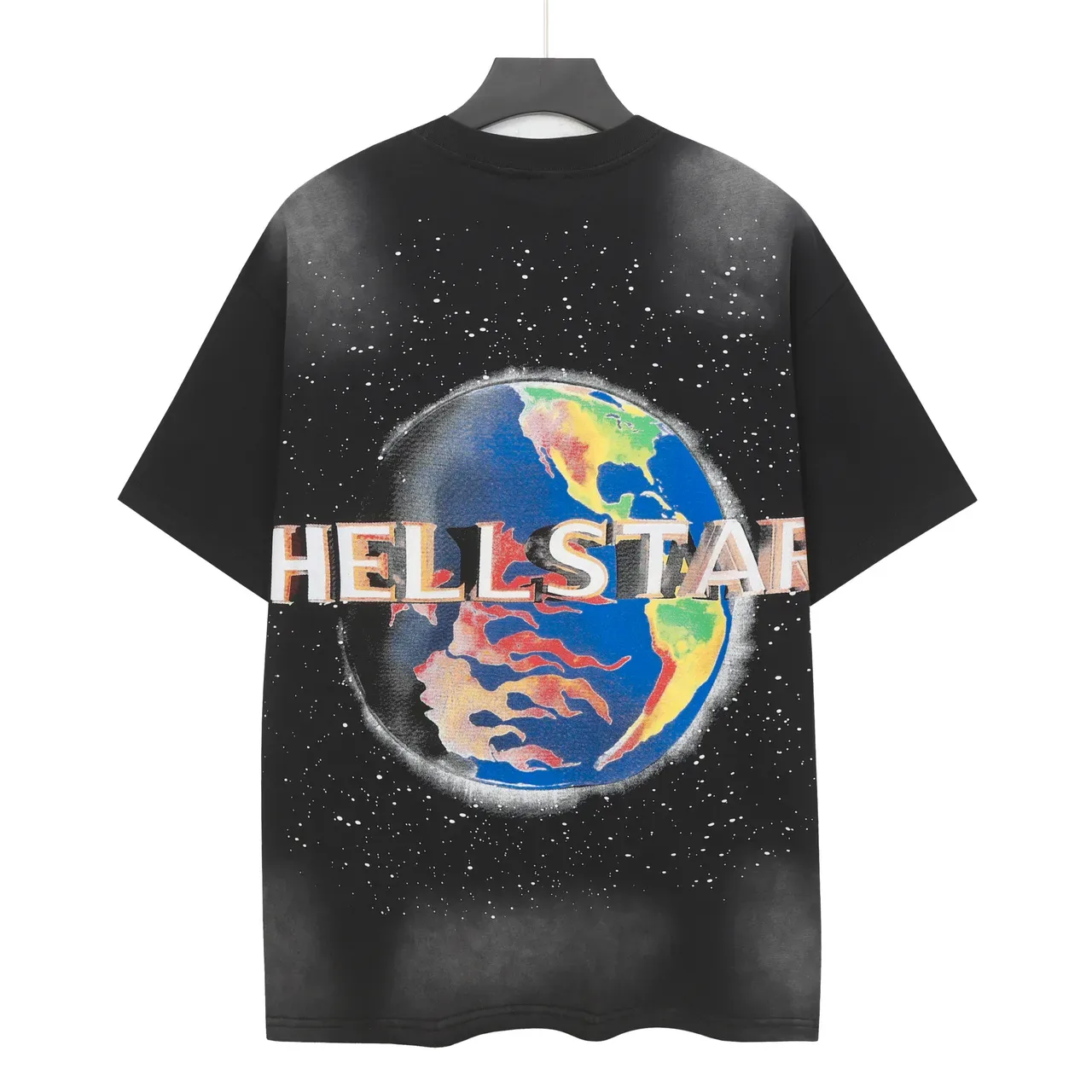 Hellstar Graphic Print Oversized Black T-Shirt 2