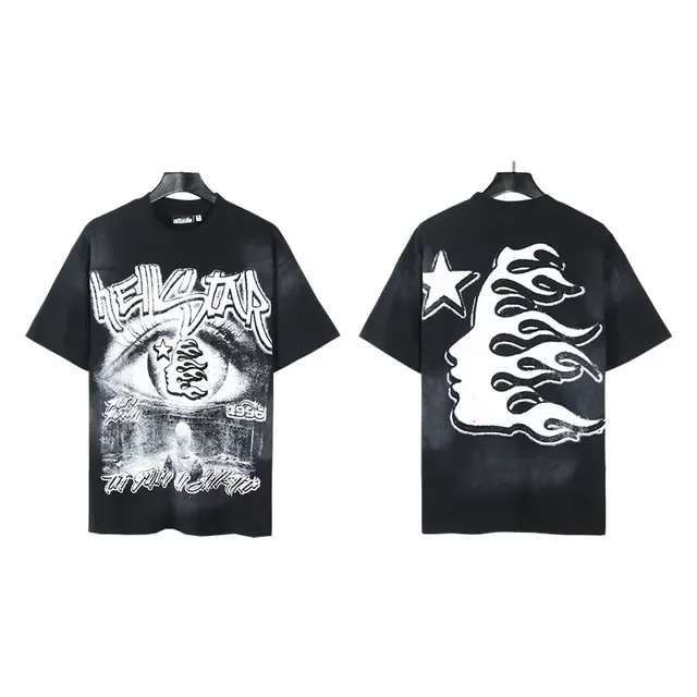 Hellstar Graphic-Print Oversized Black T-Shirt 12