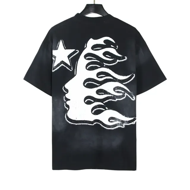 Hellstar Graphic-Print Oversized Black T-Shirt 14