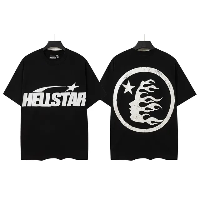 Hellstar Graphic Print Oversized Black T-Shirt 2
