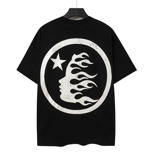 Hellstar Graphic Print Oversized Black T-Shirt 4