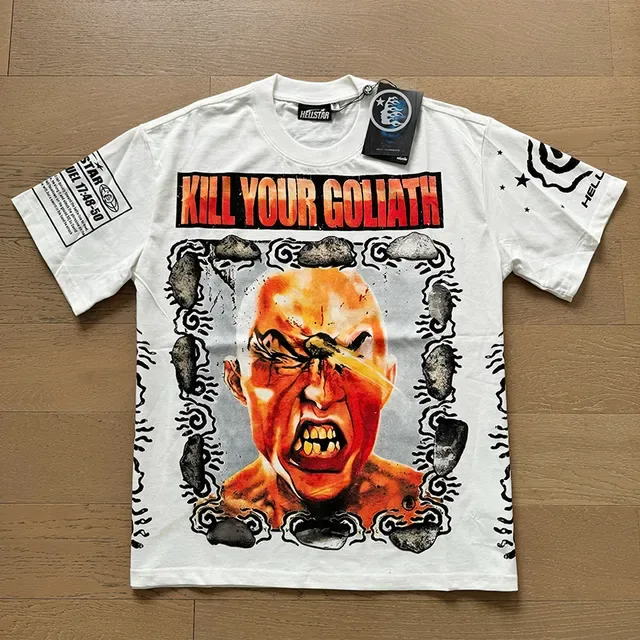 تي شيرت جرافيك أوفرسايز Hellstar Kill Your Goliath 13