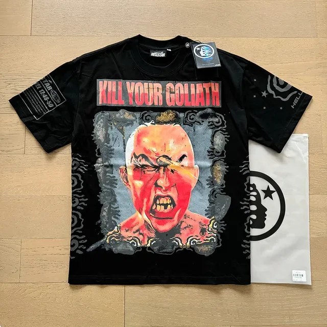 تي شيرت جرافيك أوفرسايز Hellstar Kill Your Goliath 15