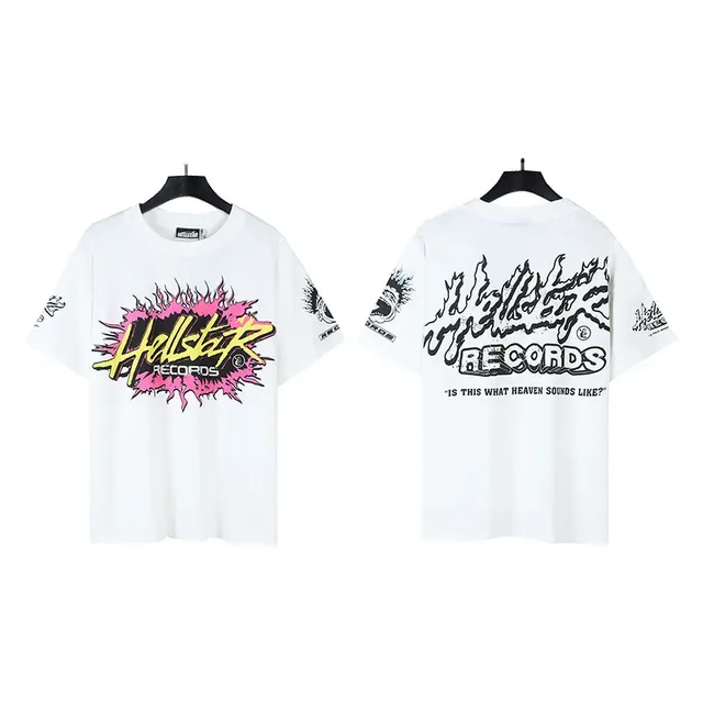 Hellstar Records Flame Graphic Oversized T-Shirt 2
