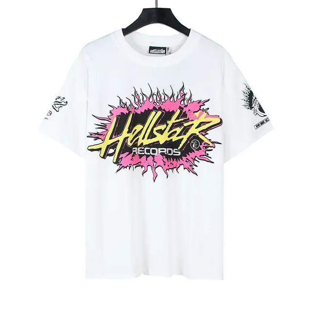 Hellstar Records Flame Graphic Oversized T-Shirt 6