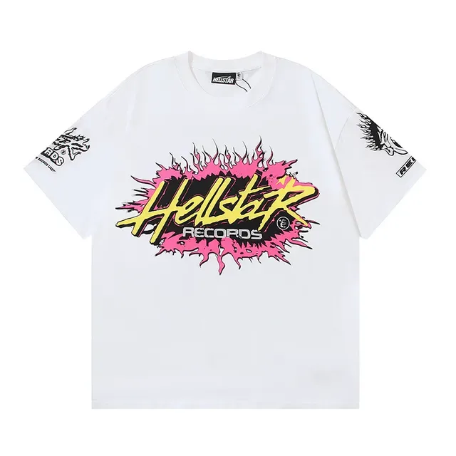 Hellstar Records Flame Graphic Oversized T-Shirt 11