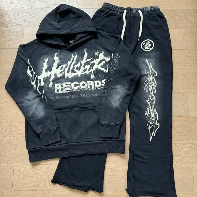 تراكسوت Hellstar Records جرافيك اللهب أحمر 9