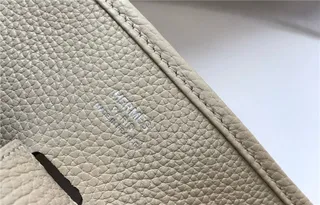 Hermès Evelyne Perforated H Logo Orange Underarm Bag 12