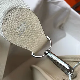 Hermès Evelyne Perforated H Logo Orange Underarm Bag 13
