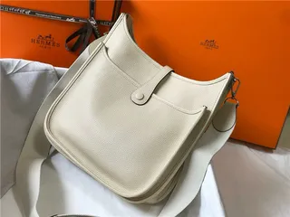 Hermès Evelyne Perforated H Logo Orange Underarm Bag 17