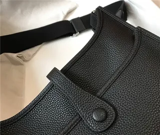 Hermès Evelyne Perforated H Logo Orange Underarm Bag 20