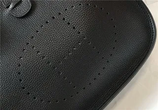 Hermès Evelyne Perforated H Logo Orange Underarm Bag 23