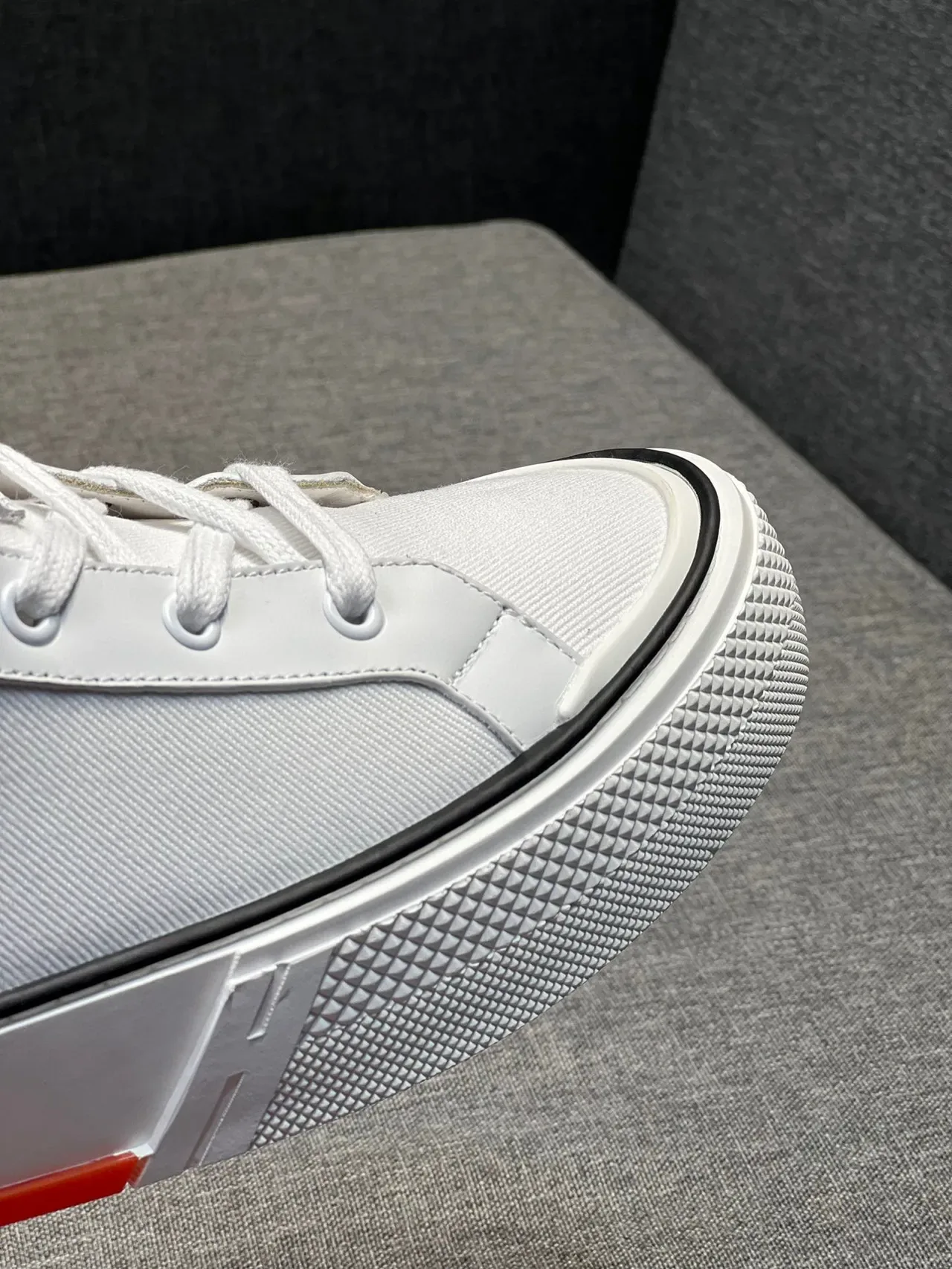 Hermès H-Ride White Translucent Midsole Lifestyle Sneaker 4