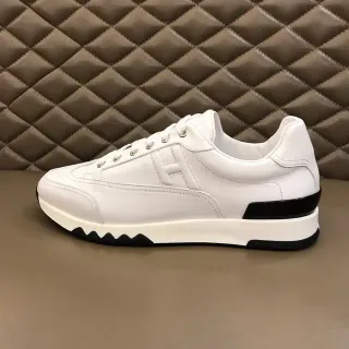 Hermès H Sneaker White and Black Lifestyle Sneakers